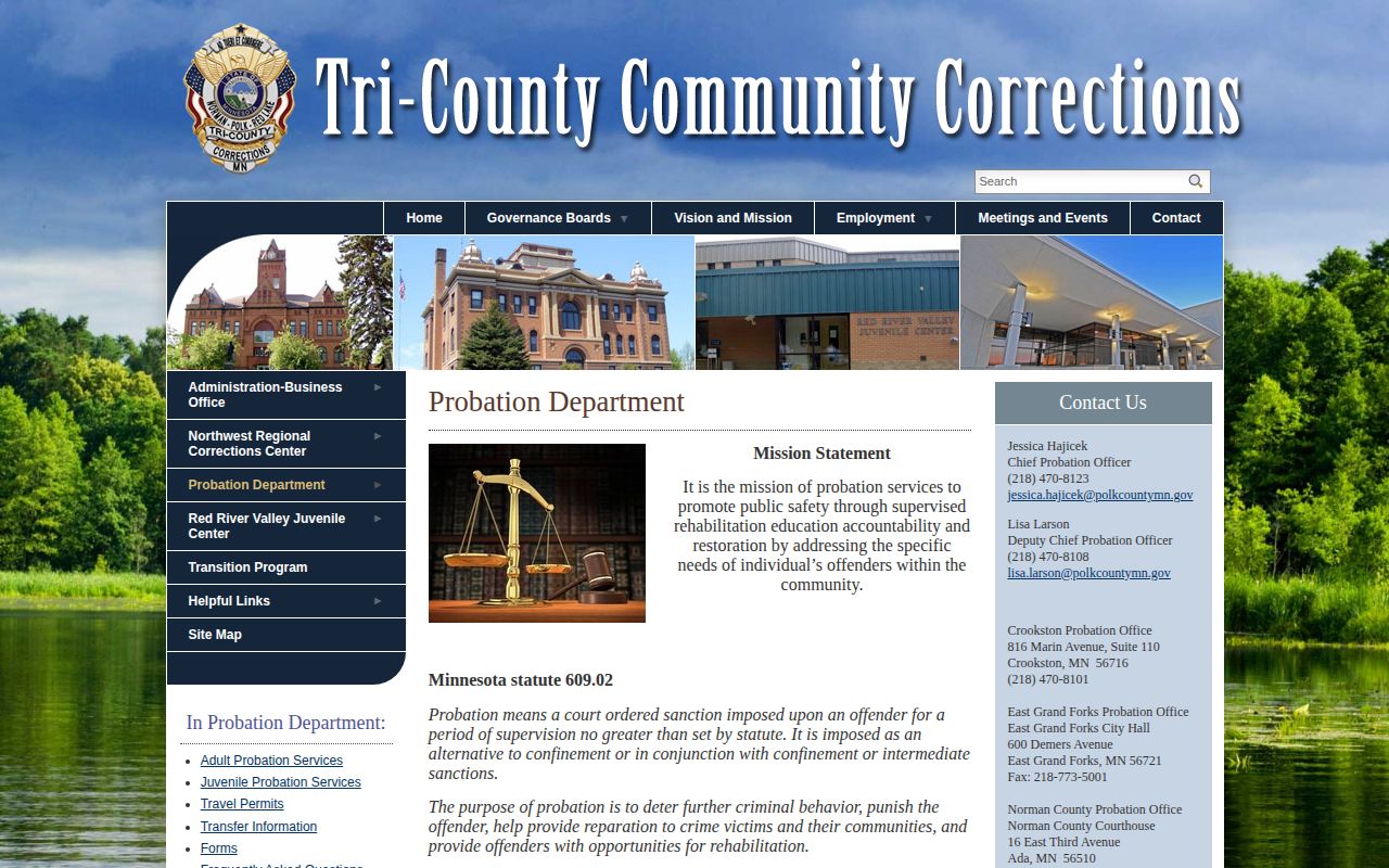 Red River Valley Juvenile Center restricted release records context